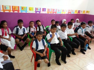 Himandhoo Preschool students