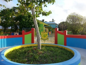 Voshufilaa Preschool gate_far