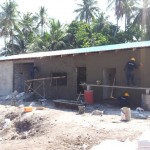 HA Thuraakunu - Ongoing plastering works, Facility building