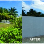 Th Gaadhiffushi - Boundary Wall of Cemetery - BeforeAfter